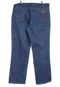 Vintage 90's Wrangler Jeans Denim Straight Leg Blue 38 x 30