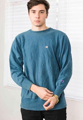 VINTAGE CHAMPION REVERSE WEAVE SWEATSHIRT LOGO 90S L 22.3
