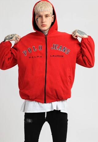 VINTAGE POLO SPORT RALPH LAUREN FLEECE JACKET