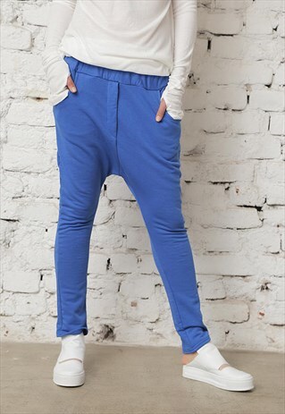 BAGGY PANTS/ BLUE HAREM PANTS