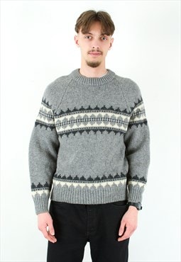 Vintage COTTONFIELD Fair Isle Jumper M Pullover Sweater Wool
