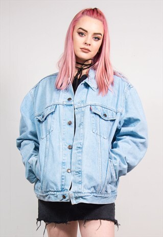 90'S LEVI'S VINTAGE LIGHT BLUE DENIM JACKET
