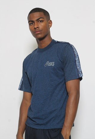 VINTAGE ASICS TAPE LOGO T-SHIRT