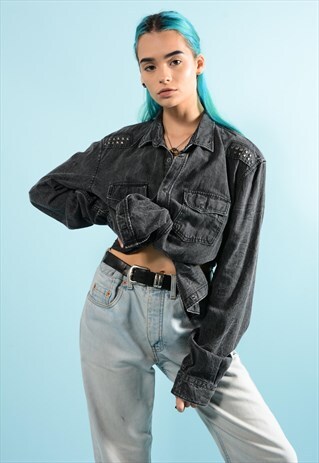 VINTAGE WESTERN DENIM SHIRT