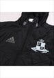 VINTAGE 90'S ADIDAS PUFFER JACKET FOOTBALL FULL ZIP UP