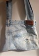 REWORKED UPCYCLED DENIM JEANS UNIQUE BAG