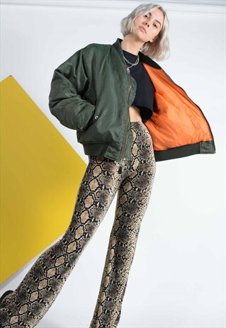 VINTAGE MA1 BOMBER JACKET IN GREEN