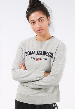 90S POLO JEANS RALPH LAUREN EMBROIDERED SWEATSHIRT