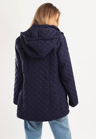 VINTAGE TOMMY HILFIGER QUILTED JACKET PURPLE