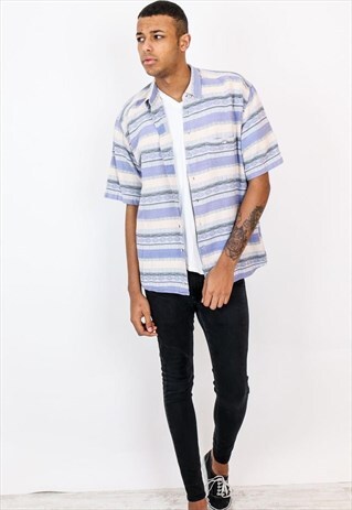 VINTAGE AZTEC PATTERN SHIRT