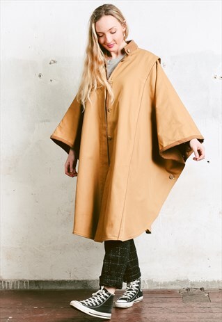 VINTAGE 70S OVERSIZED CAPE COAT