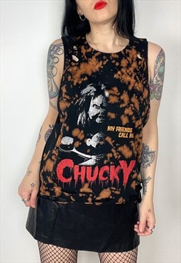 Chucky Bleached custom horror movie t-shirt