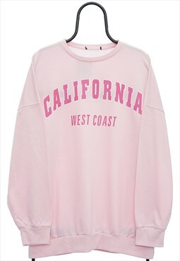 Retro California Pink Sweatshirt Womens