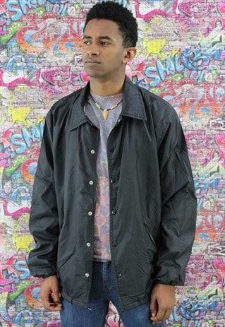 VINTAGE 90S SHELL JACKET / WINDBREAKER. UNISEX SPORTSWEAR.