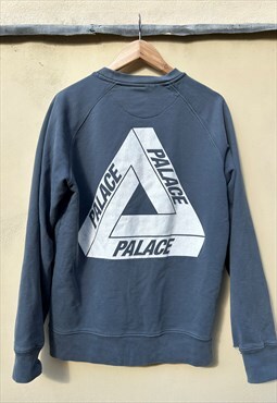 Large nicely worn Palace skateboards sweatshirt