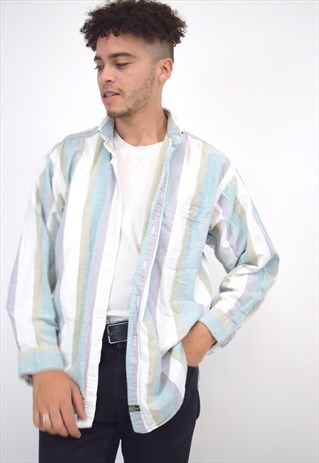 VINTAGE 90S AMERICAN EAGLE PASTEL COLOURS SHIRT