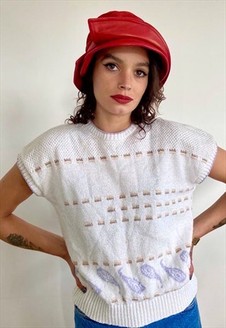 SWEET VINTAGE KNITTED JUMPER