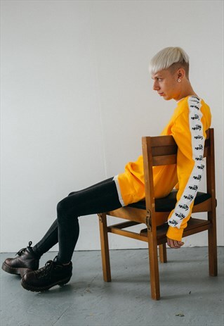 YELLOW 'KRAPPA' TAPE SWEAT