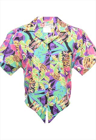 VINTAGE FLORAL BLOUSE - S