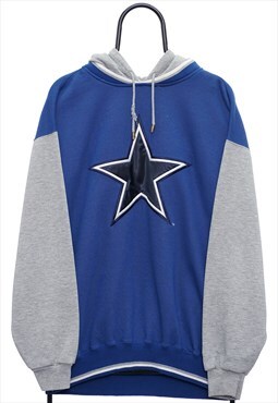 Vintage Starter NFL Dallas Cowboys Blue Hoodie Womens