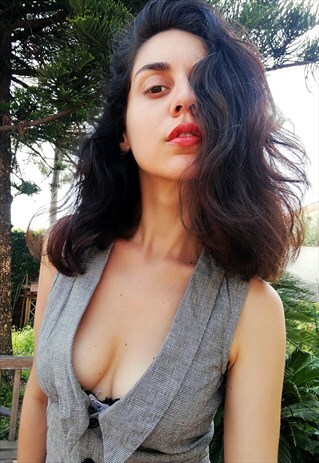 GREY VINTAGE VEST