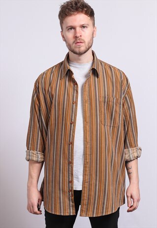 VINTAGE CORDUROY SHIRT STRIPED