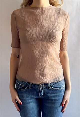 VINTAGE Y2K SEE THROUGH TOP