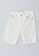 Vintage 90's Levi's Denim Shorts White