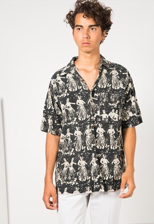 VINTAGE 80S HAWAIIAN SHIRT / S1685