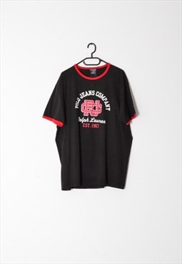 Y2K Black Graphic Polo Ralph Lauren T-Shirt