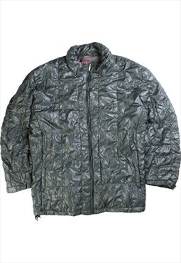 Vintage  Converse Puffer Jacket Zip Up Lightweight Green