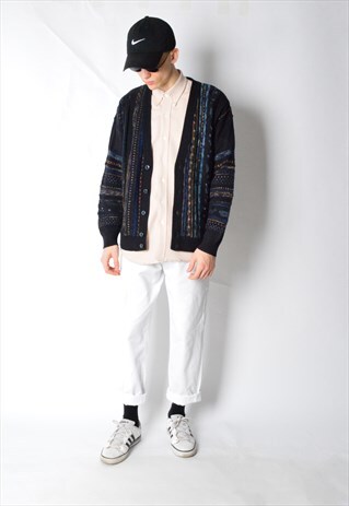 VINTAGE 90S WOOL BLEND CARDIGAN