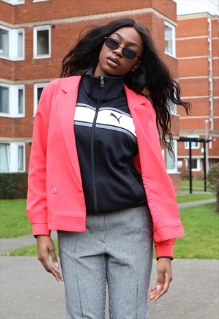 RED DOUBLE BREASTED BLAZER