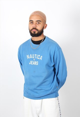 VINTAGE NAUTICA SWEATSHIRT BLUE