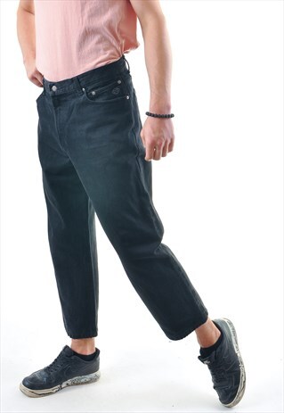 VINTAGE 90'S HARLEY DAVIDSON JEANS IN BLACK