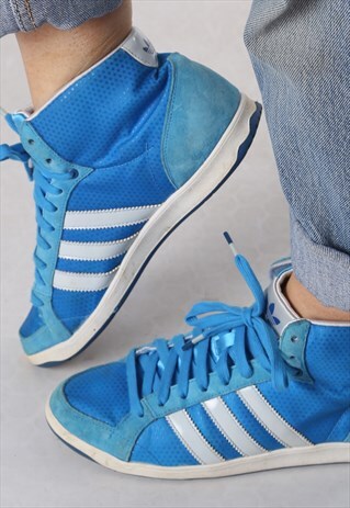 ADIDAS HI TOPS TRAINERS UK 6 (6AH)