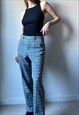 DUNLOP GREY CHECK GOLF TROUSERS 30IN WAIST 