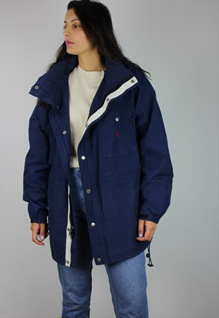 VINTAGE POLO RALPH LAUREN JACKET W LOGO FRONT