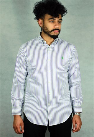 VINTAGE RALPH LAUREN PURPLE STRIPE SHIRT