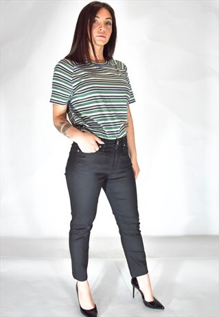 LOVE MOSCHINO CASUAL STYLE BLACK JEANS