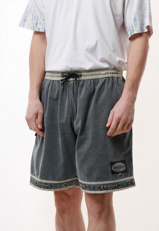 90S VINTAGE COTTON COCONUT OLDSCHOOL SUMMER SHORTS 17186