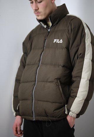 VINTAGE FILA PUFFER PADDED COAT