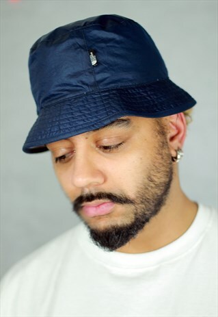 VINTAGE THE NORTH FACE NAVY BUCKET HAT