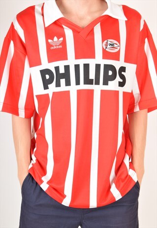VINTAGE ADIDAS FOOTBALL SHIRT / JERSEY PSV '90-'92 (3095)