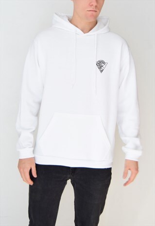WHITE WAVES HOODIE