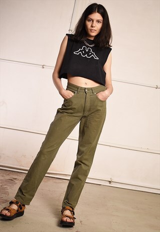 90'S RETRO HIGHWAISTED FESTIVAL DENIM JEANS