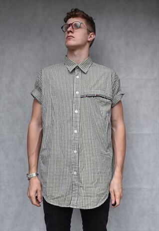 VINTAGE MINI CHECK SHIRT SIZE XL