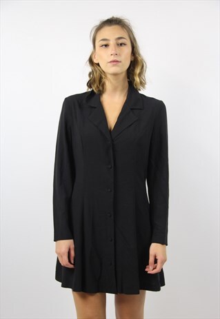 VINTAGE UNITED COLOURS OF BENETTON SHIRT STYLE DRESS