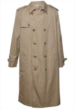 Vintage Light Brown Trench Coat - XL