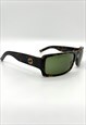 GUCCI SUNGLASSES RECTANGLE GG BROWN TORTOISESHELL VINTAGE